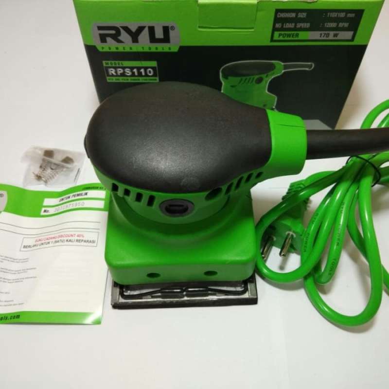 Promo Mesin Amplas Ryu Palm Sander Rps110 Diskon 23 di Seller BERKAH