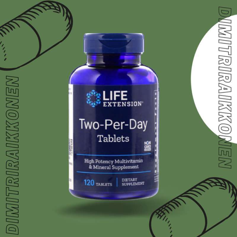 Promo LIFE EXTENSION TWO PER DAY TABLETS 120 TABLETS Diskon 33 di