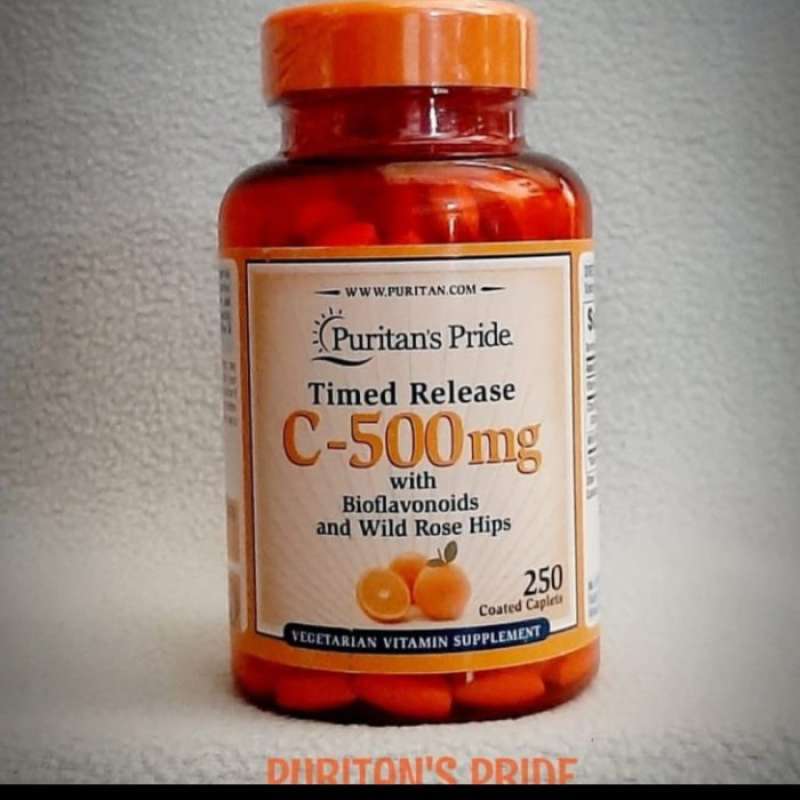 Promo PURITANS PRIDE VITAMIN C 500MG 250 CAPLETS Diskon 33 di Seller