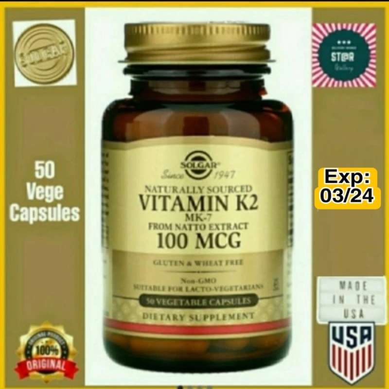 Promo VITAMIN K2 NATURALLY SOURCE Diskon 33 di Seller Nur Nur Toko