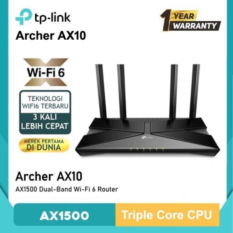 Jual Archer Ax10 Ax1500 Wi-fi 6 Router Tplink Di Seller Paperindo Store ...