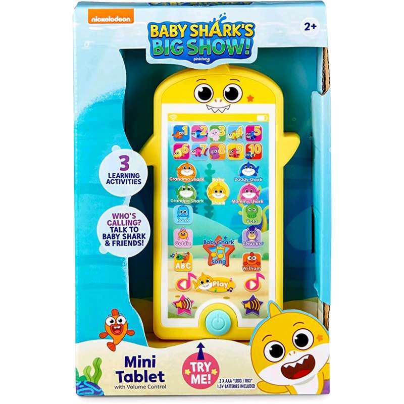 Jual Pinkfong baby shark big show mini tablet learning ABC original wowwee di Seller