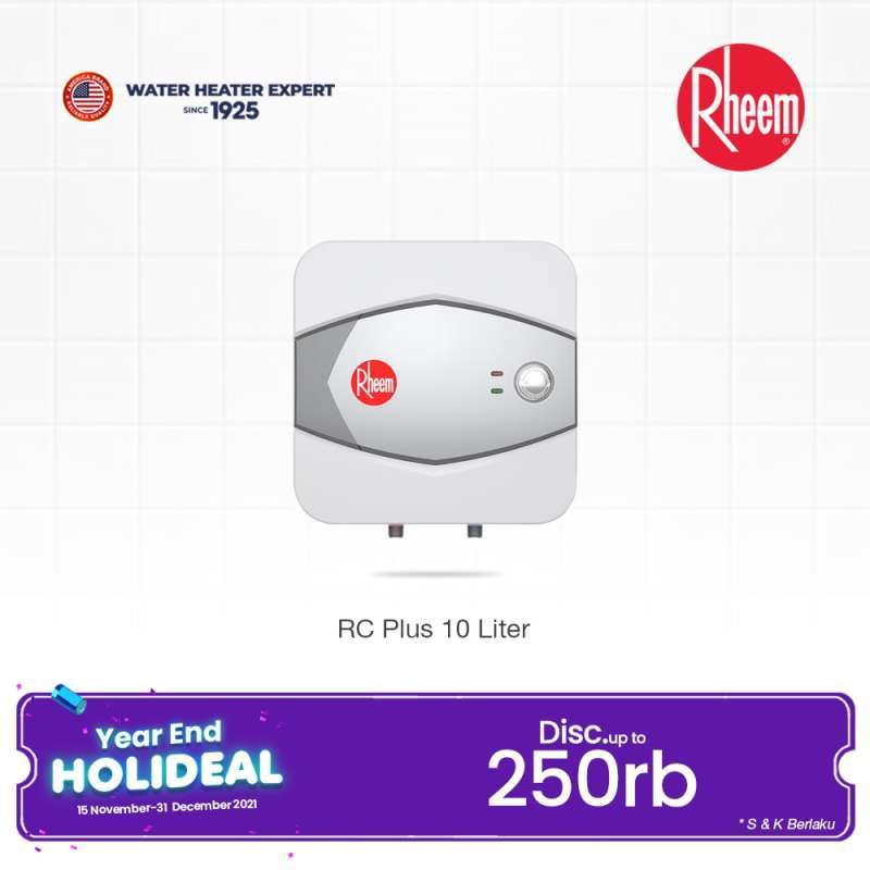 Jual Water Heater Rheem Rc Plus 10 (10ltr250w) Di Seller Rheem