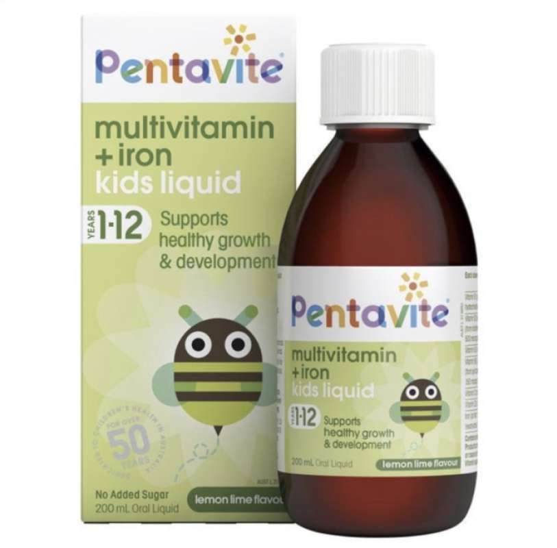 Promo Pentavite multivitamin iron liquid 200ml Diskon 33 di Seller