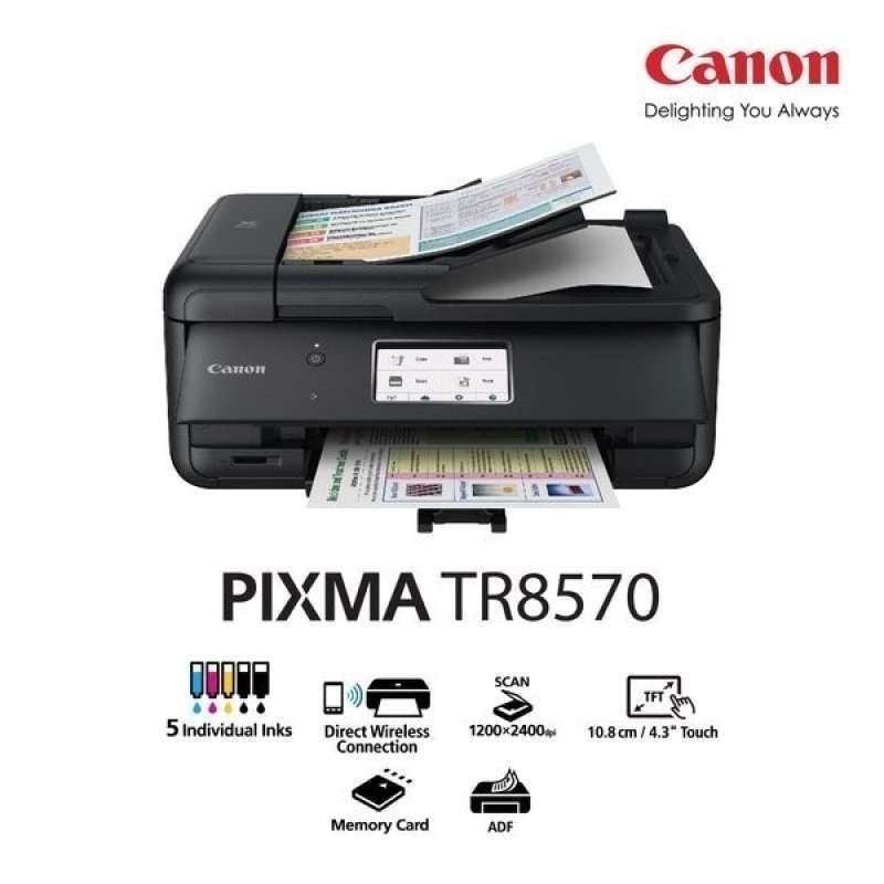 Jual PRINTER CANON PIXMA TR8570 ADF MULTIFUNTIONTOUCH SCREEN di Seller