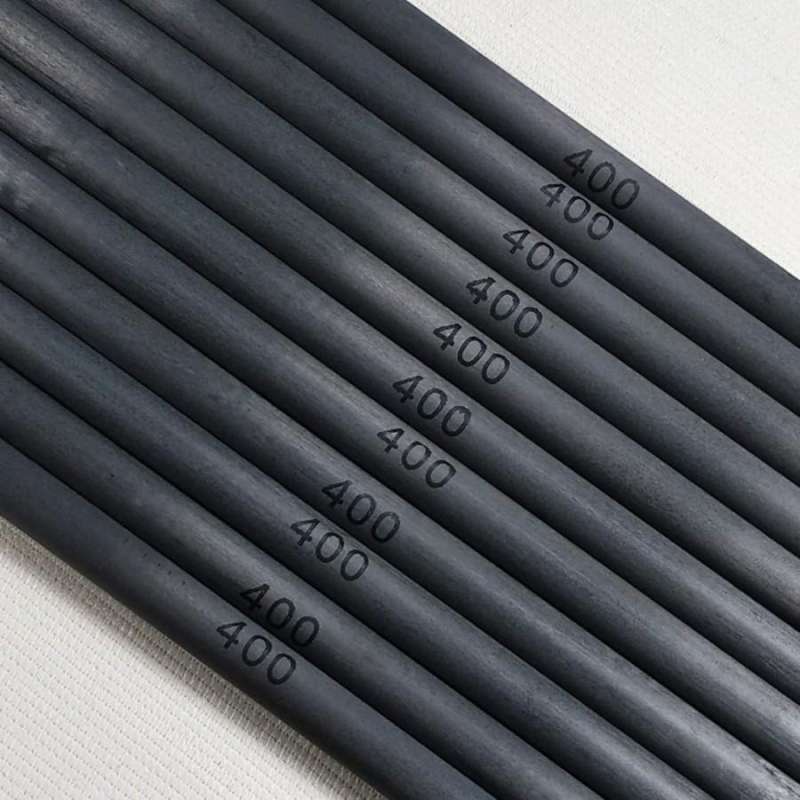 6 Flèches Carbone Chasse - Spine 400, Plume De Dinde - Pour Arc