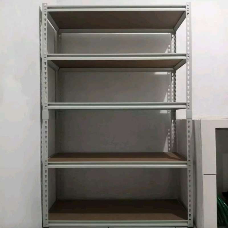Jual Lemari Besi Rak Susun Siku 5 Lantai Serbaguna Warehouse Gudang ...