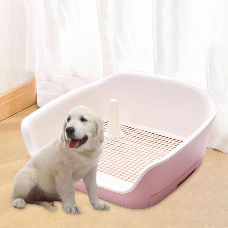 Jual Indoor Dog Potty Tray Cat W/drawer Training Litter Box Restroom