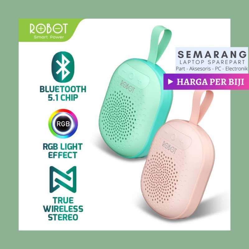 Jual ROBOT RB20 Speaker Bluetooth Mini Kecil Rgb Portable Speker