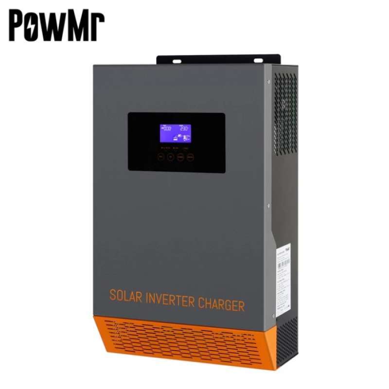 Promo PowMr Hybrid Solar Inverter 5.5KVA 5.5KW 5500W 48V 220V MPPT 110A ...