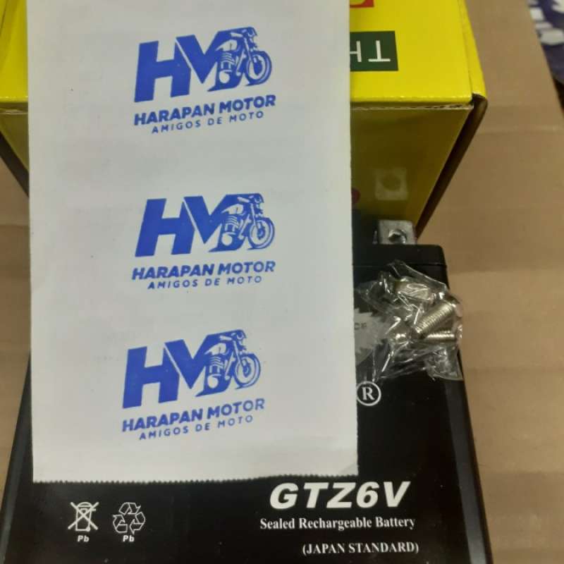 Jual aki gtz6v Toyo di Seller Harapan Motor Bekasi - Medan Satria, Kota