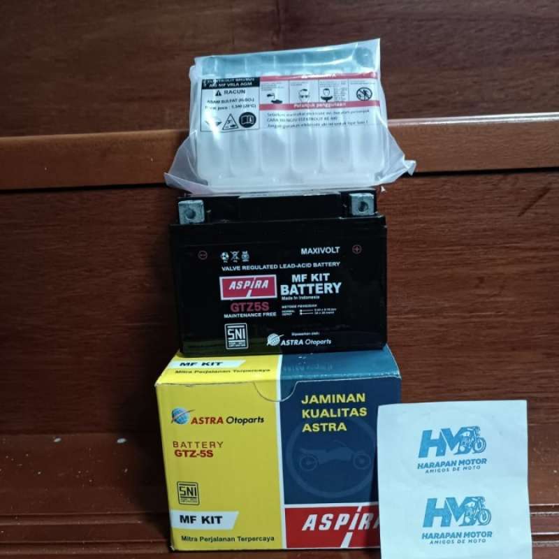 Jual Aki Kering Gtz5s Mf Kit Aspira 11-gtz5s-kit Di Seller Harapan