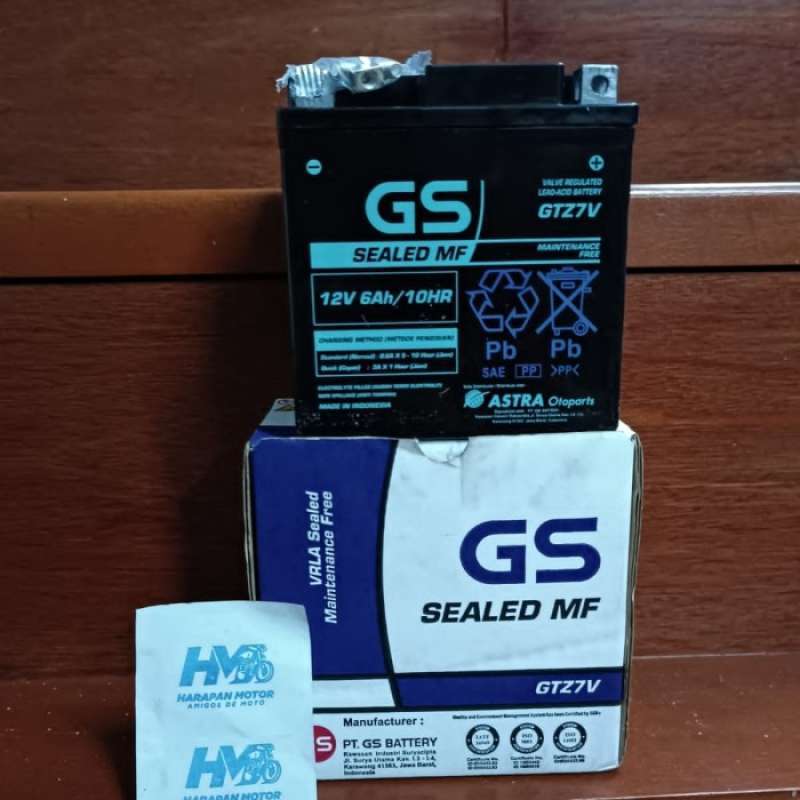 Jual Aki Kering GTZ7V Aki Nmax GS Astra GSMF-GTZ-7V di Seller Harapan