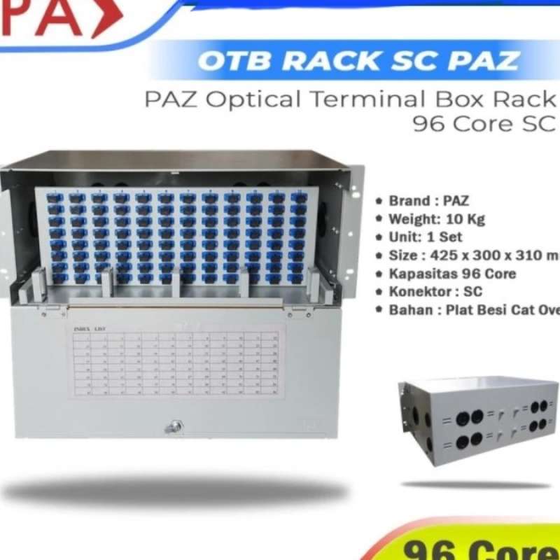96 Combi Rack Promo OTB rack 96 core SC UPC PAZ Lengkap Diskon 23% di Seller Alazka ...