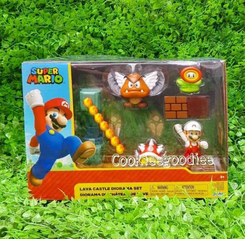 Jual Nintendo Super Mario Lava Castle Figure Diorama Playset di Seller