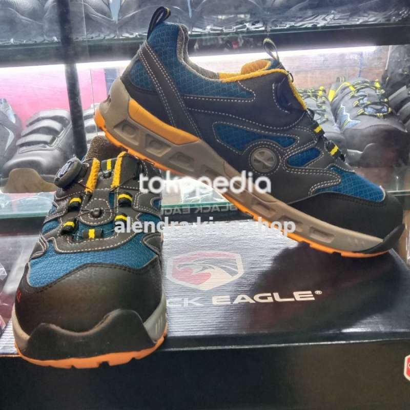 Promo SEPATU SAFETY SHOES BLACK EAGLE ORIGINAL/SAFETY PROYEK TRENDY