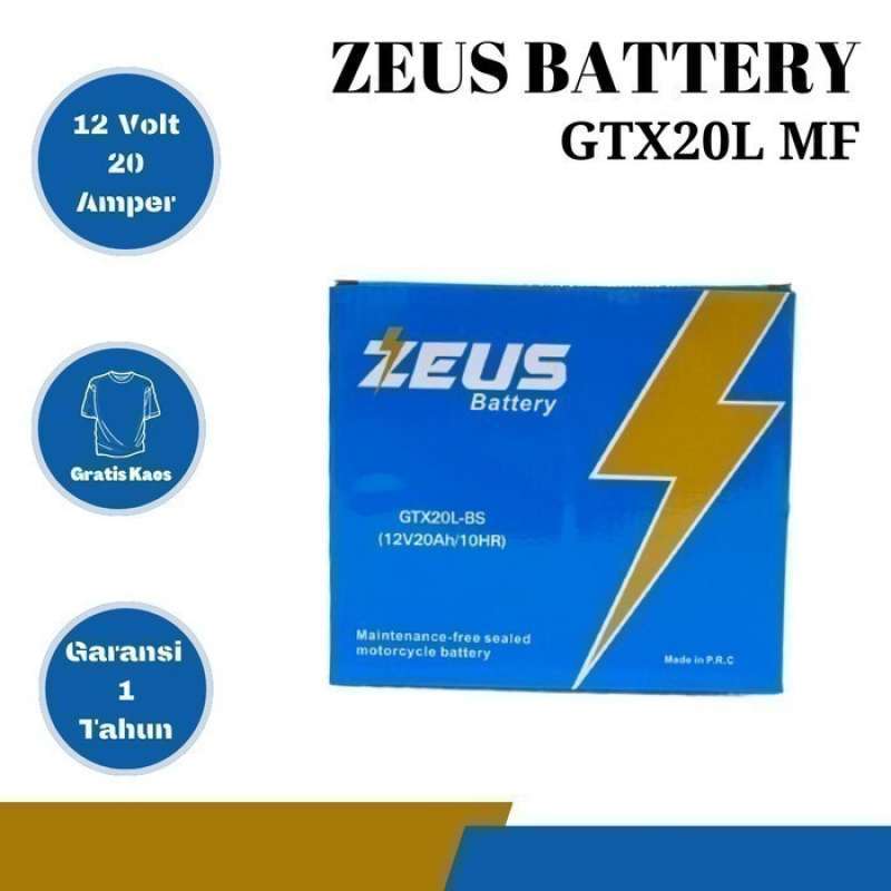 Promo Aki motor HARLEY DAVIDSON Softail Type GTX20L AKI GEL ZEUS HIGH