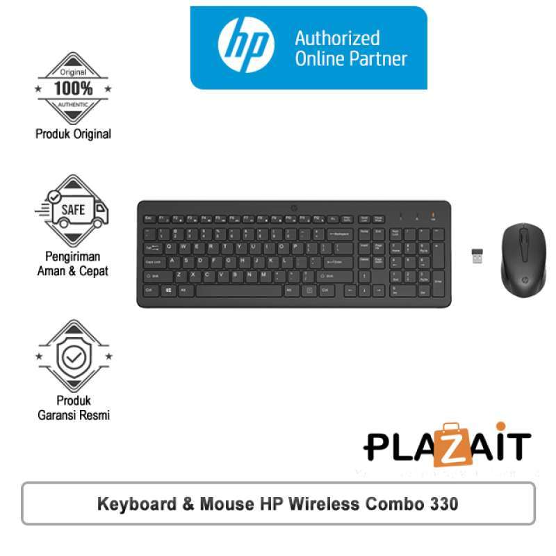 Jual Keyboard & Mouse Hp Wireless Combo 330 Di Seller Pt. Primajaya
