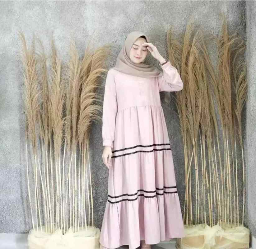 Jual Hijab Bandung BV Pakaian Pevita Dress di Seller Hijab Bandung