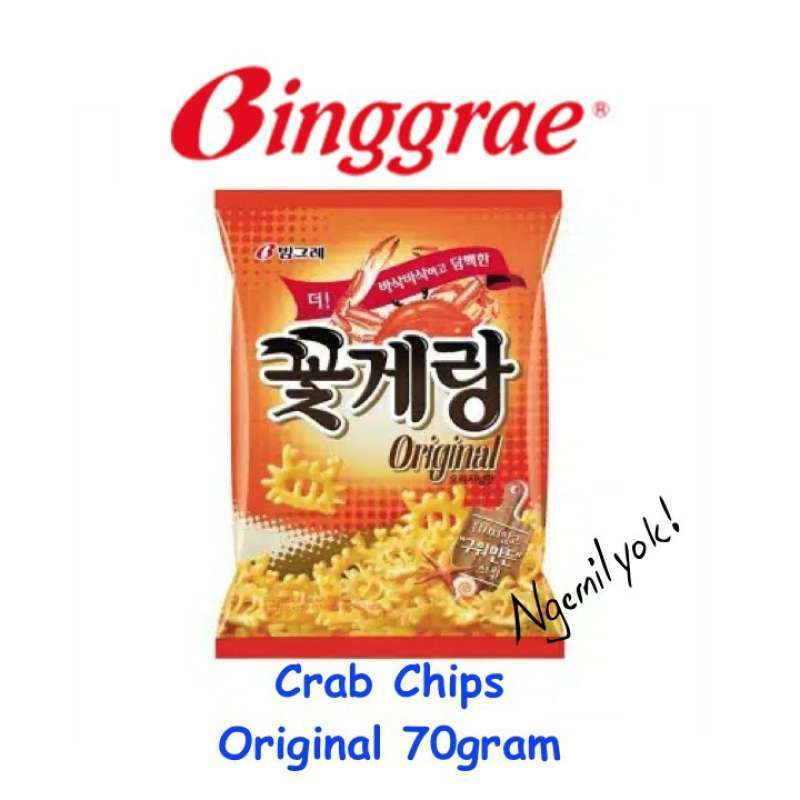 Jual Binggrae Crab Chips Original [70 g] di Seller Ngemil Yok Kebon
