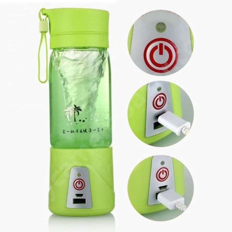 Jual SHAKE N GO BLENDER PORTABLE RECHARGEABLE JUICER CHARGER JUICE CUP