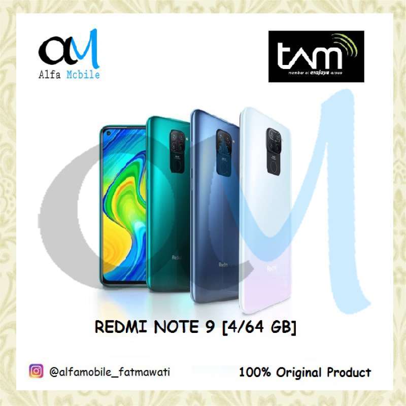 Jual Xiaomi Redmi Note 9 [4/64 GB] Garansi Resmi Xiaomi di Seller Media ...