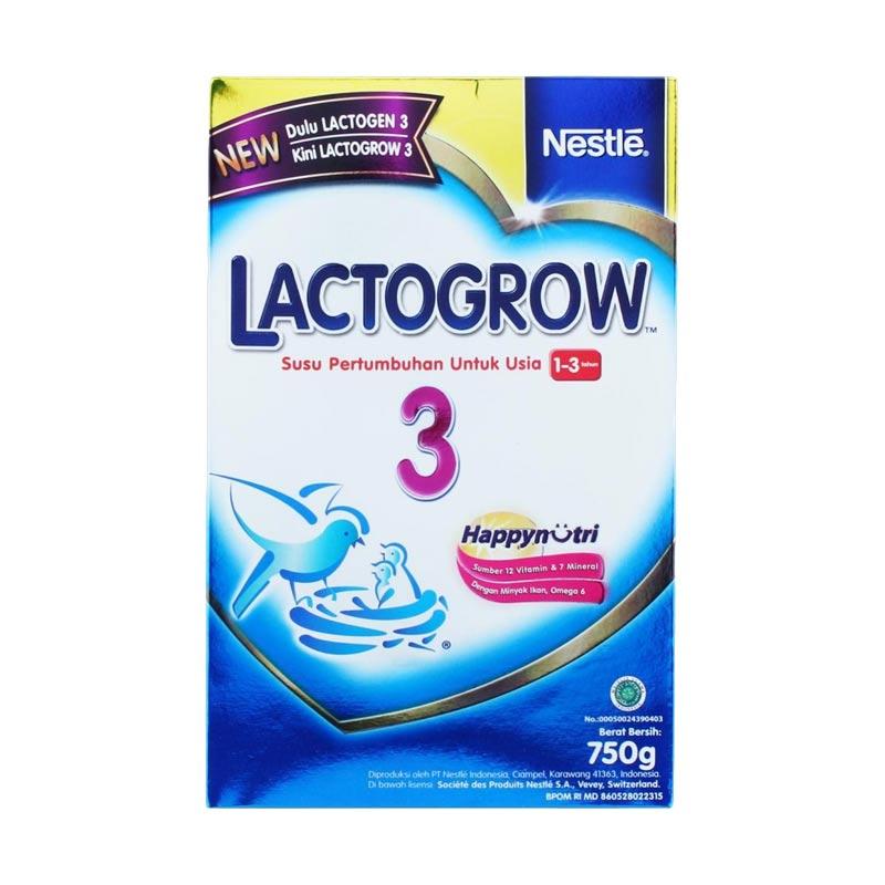 Jual Nestle Lactogrow 3 Plain Susu Formula [750 g] Online