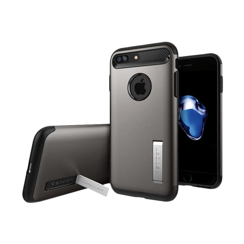 jual spigen slim armor casing for iphone 7 plus gunmetal jual spigen slim armor casing for iphone 7 plus gunmetal
