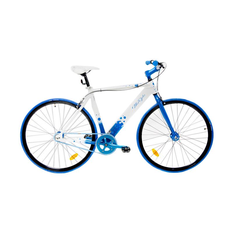  Sepeda  Fixie Warna Biru  Dongker Sepeda  Lipat