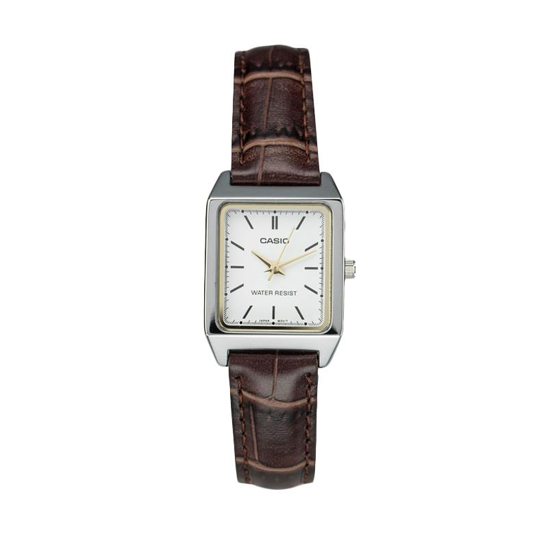 Jual Casio LTP-V007L-7E2 Casual Jam Tangan Wanita - White