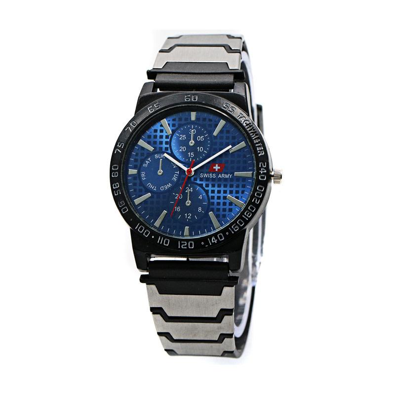 Jual Swiss Army SA003M Jam Tangan Pria - Biru Online 