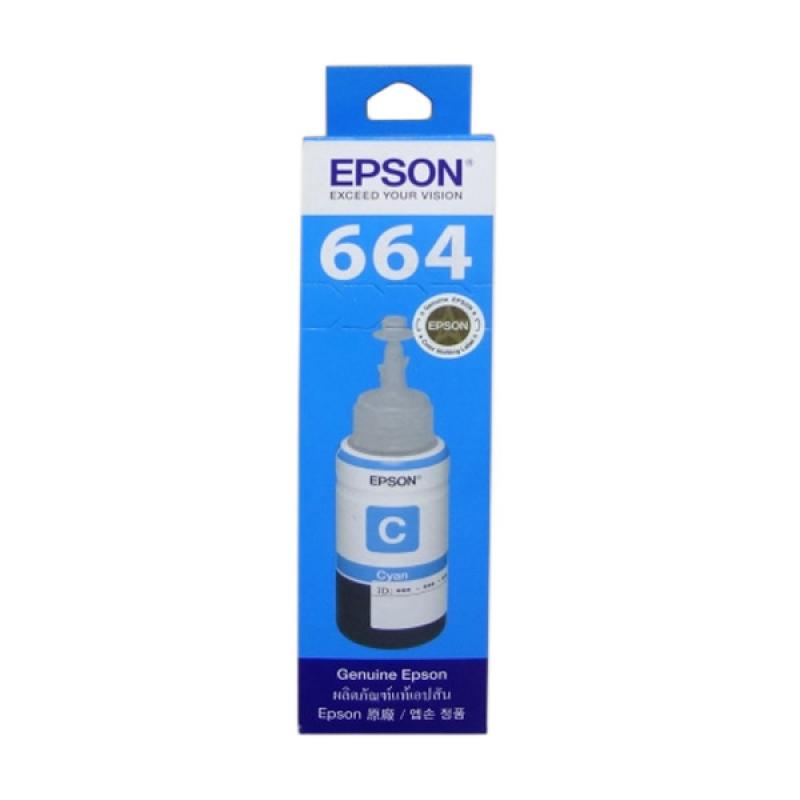 Jual Epson Original 664 T6642 Tinta Printer - Cyan [70ml] Di Seller ...