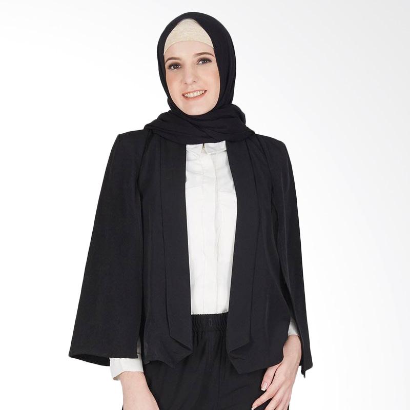 Jual Hijabenka Bona Outer 226868 Cardigan Muslim - Black 