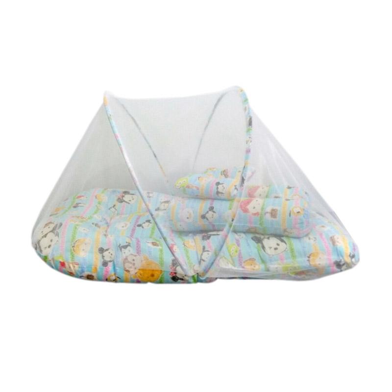 Jual Kasur lipat kelambu tsum tsum rainbow Online Juli