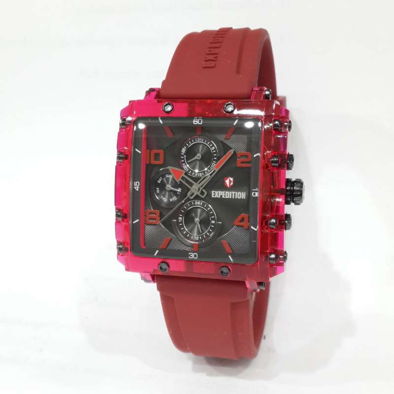 Promo Expedition 8808MFR Rubber Strap Jam Tangan Wanita di Seller Time