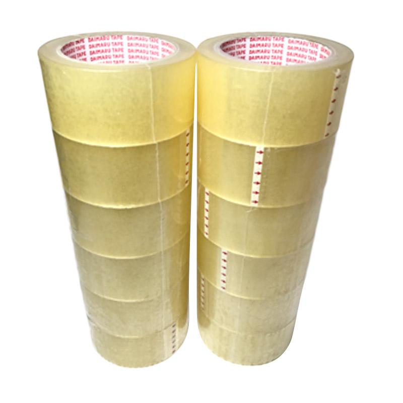 jual daimaru bening set lakban 2 inch x 90yard 12 pcs jual daimaru bening set lakban 2 inch x 90yard 12 pcs