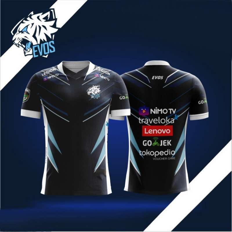 Jual jersey gaming esport EVOS mobile legend dota premium team evos