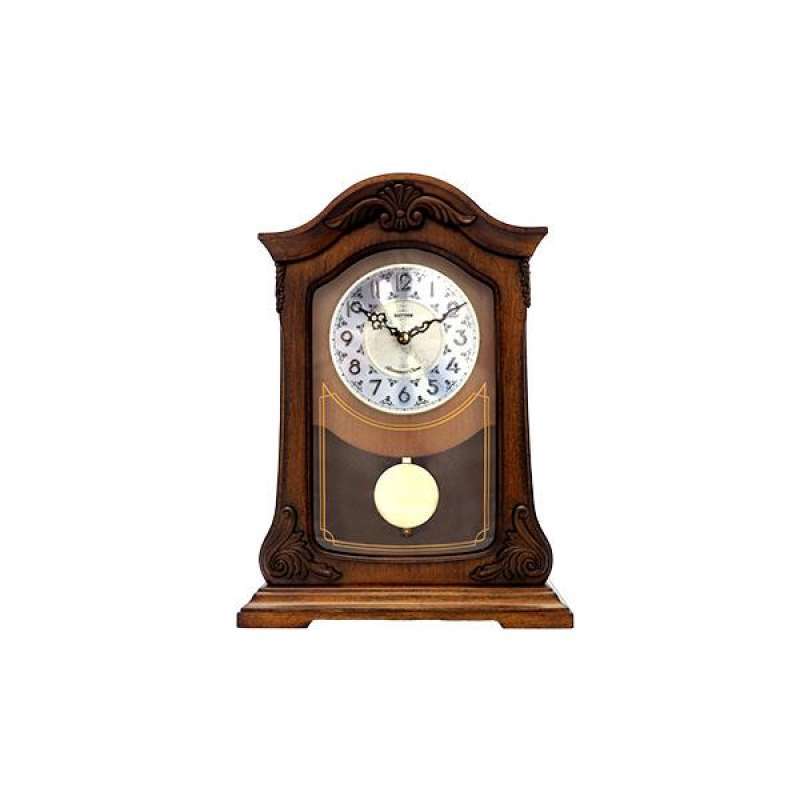 Jual (RHYTHM CLOCKS)Japan beautiful sound bell retro wood carving