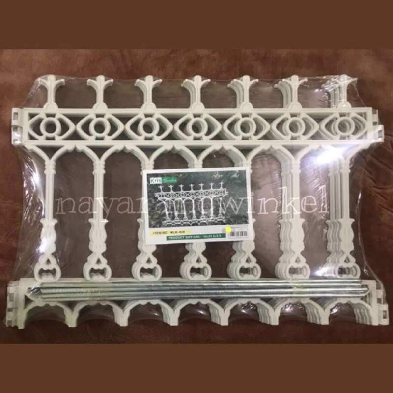 Jual Tanaman Pagar Plastik Putih Pagar Taman Isi 5 Tipe Diana Di Seller