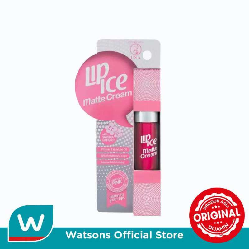 Jual Lip Ice Matte Cream Lipstick di Seller WATSONS Official Store