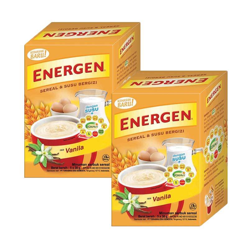 Jual Energen Vanilla Box [30 g/5 sachet/2 box] 315697