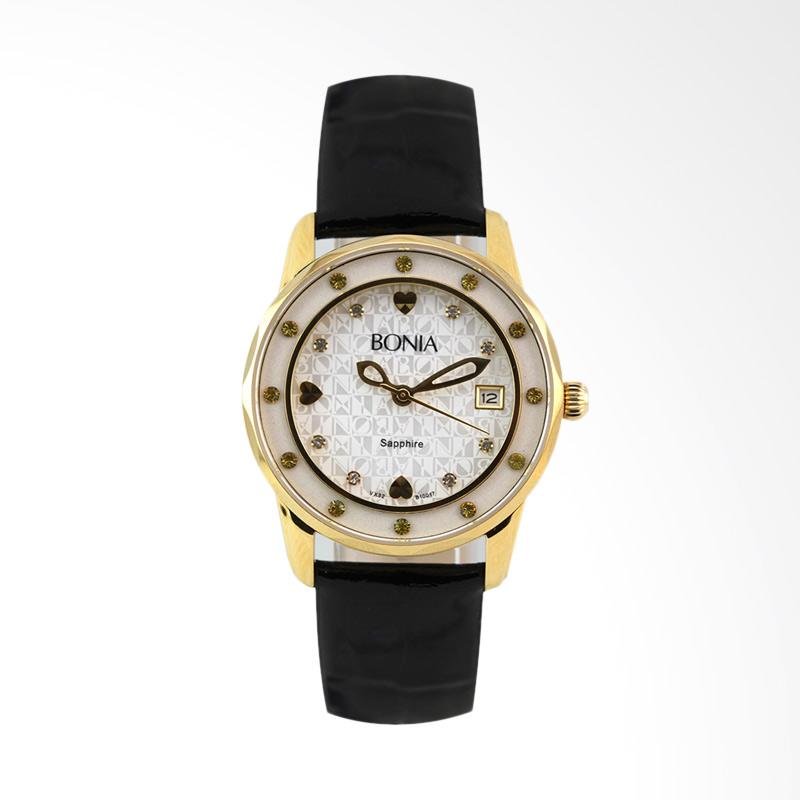 jual bonia b10017 2259s jam tangan wanita black gold jual bonia b10017 2259s jam tangan wanita black gold