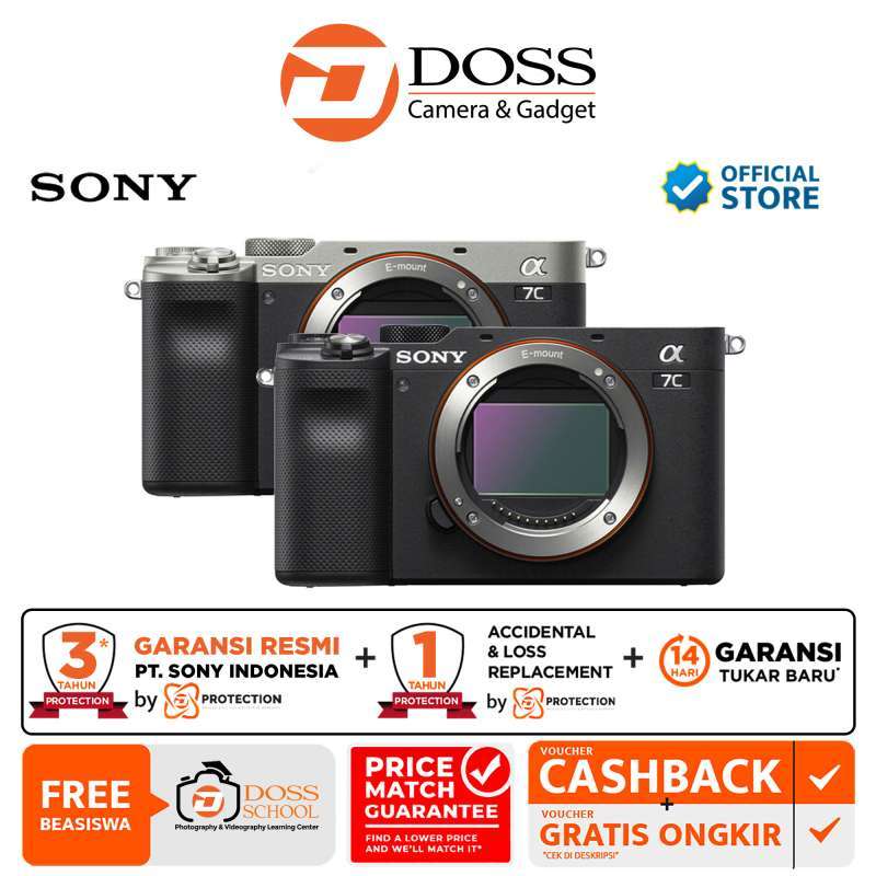 Jual Sony Alpha ILCE A7C A 7C body Only mirrorless Camera A7c Silver