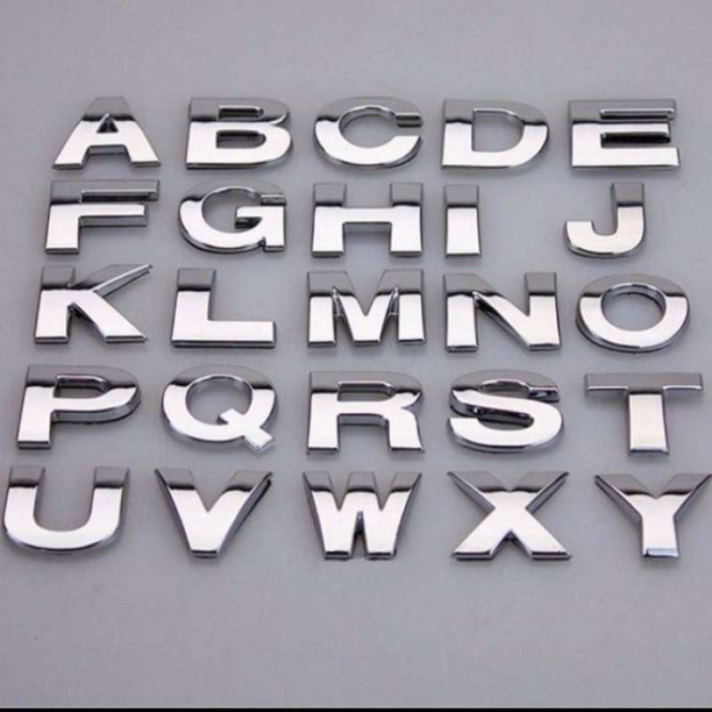 Promo emblem huruf mobil logo dan angka - Multicolor Diskon 50% di ...