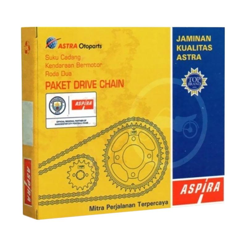 Promo Aspira Astra Paket Gear dan Rantai for Honda Supra Fit New & Revo