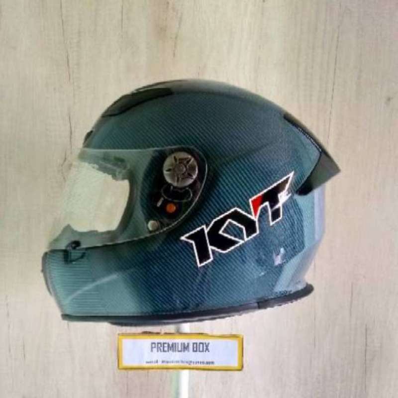 Jual KYT KR1 Helm Full Face KR1 Carbon Blue di Seller Premium Box