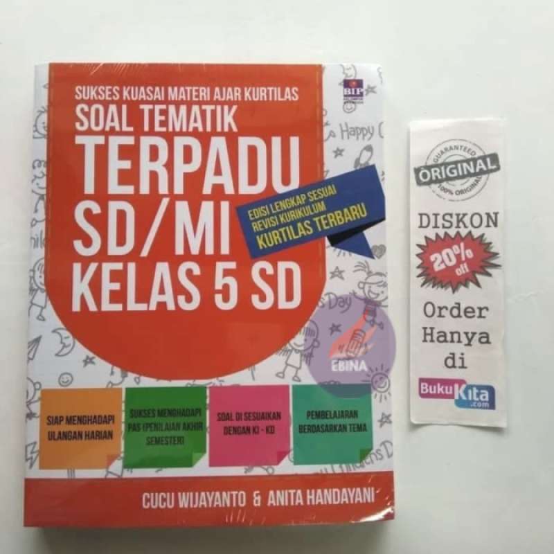 Jual Asli Buku Soal Tematik Terpadu SDMI Kelas 5 Oleh Cucu WijayantoM ...