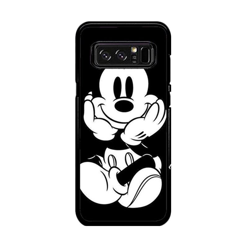 âˆš Acc Hp Black Mickey Mouse E1437 Casing For Samsung Galaxy Note8