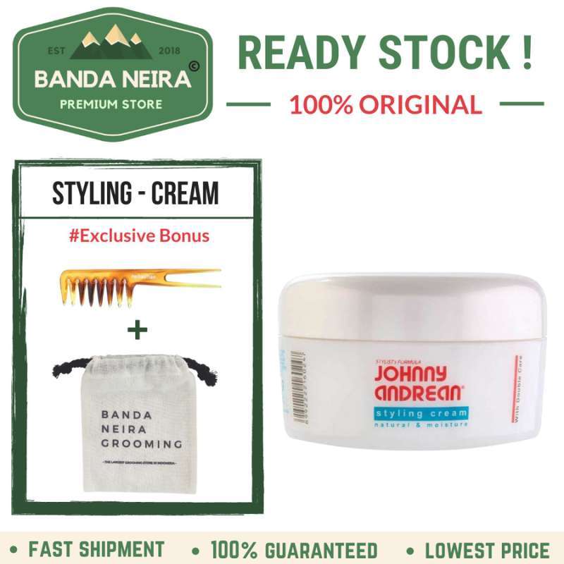 Jual Johnny Andrean Styling Cream Natural & Moisture di Seller Banda