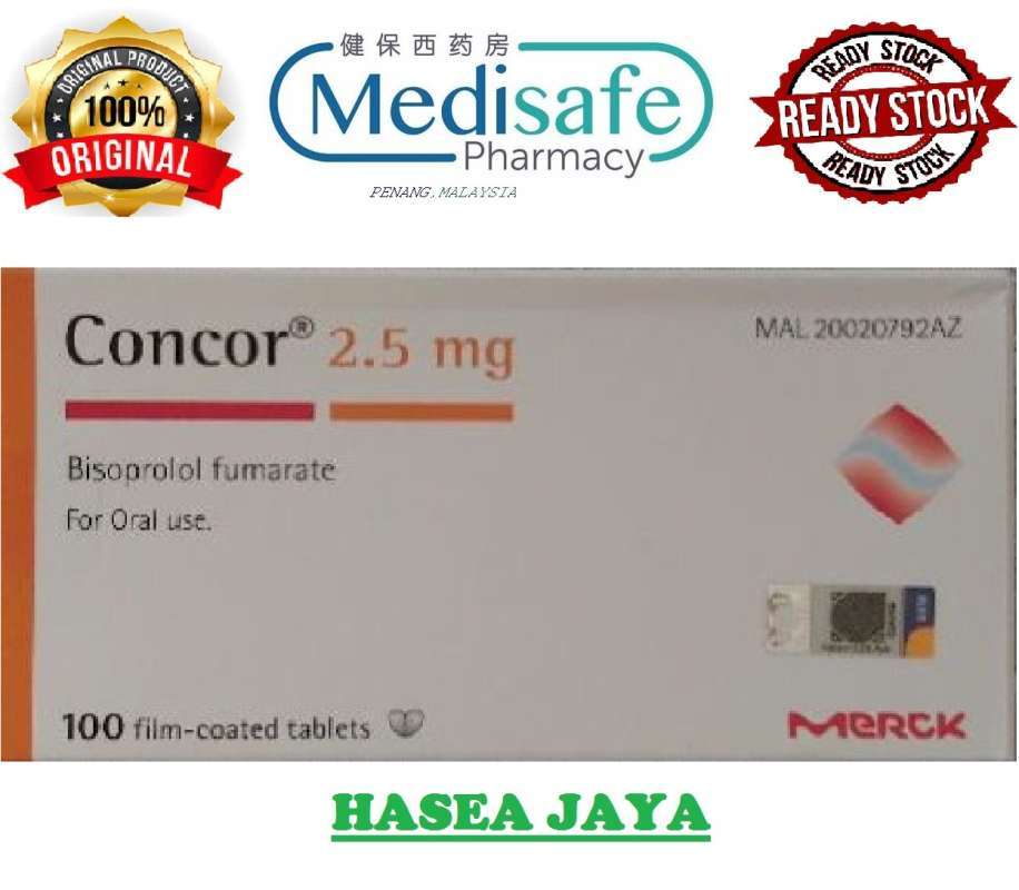 Jual Concor 2,5 Mg Original Malaysia Per Strip Di Seller Meyshop